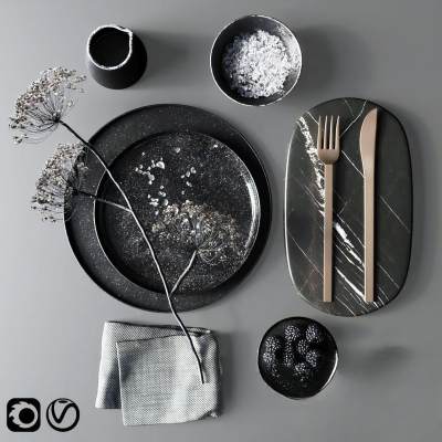 现代餐具装饰品